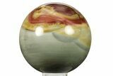 Polished Polychrome Jasper Sphere - Madagascar #283460-1